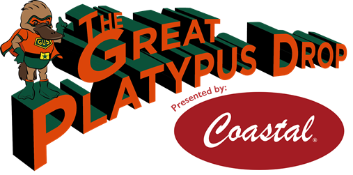 The Great Platypus Drop logo presented by Coastal Farms