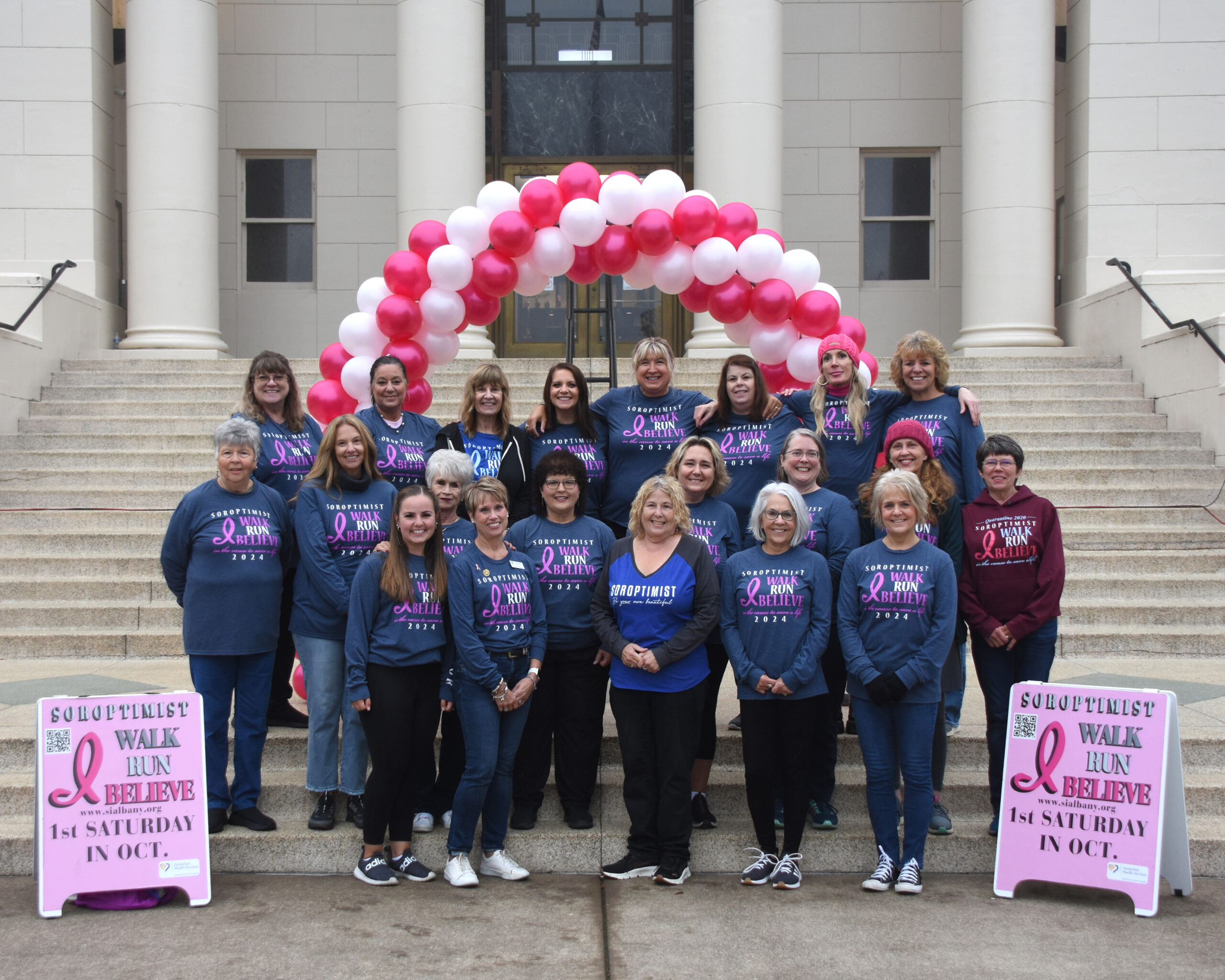 Group photograph of Soroptimist members