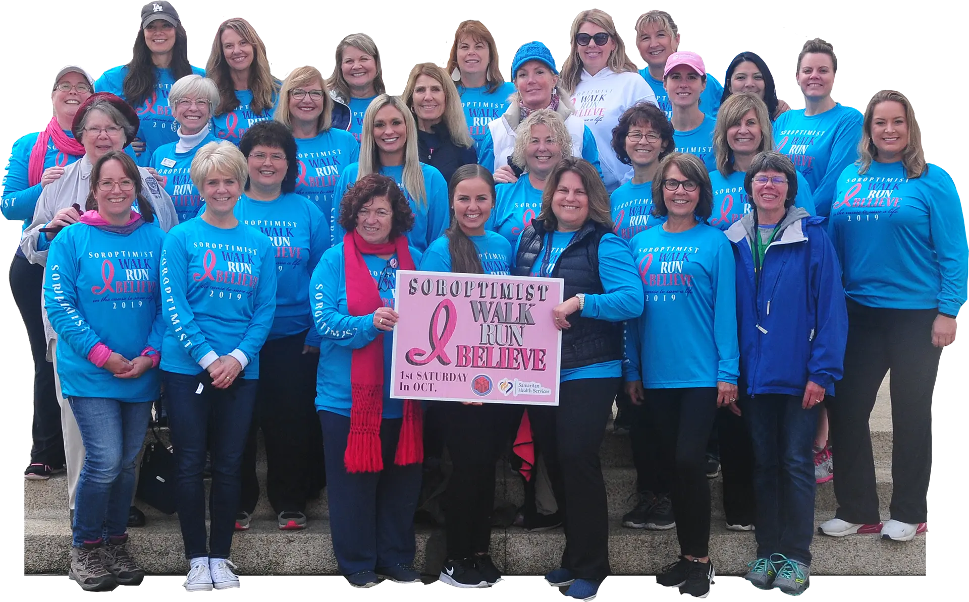 Group picture of Soroptimist members circa october 2019